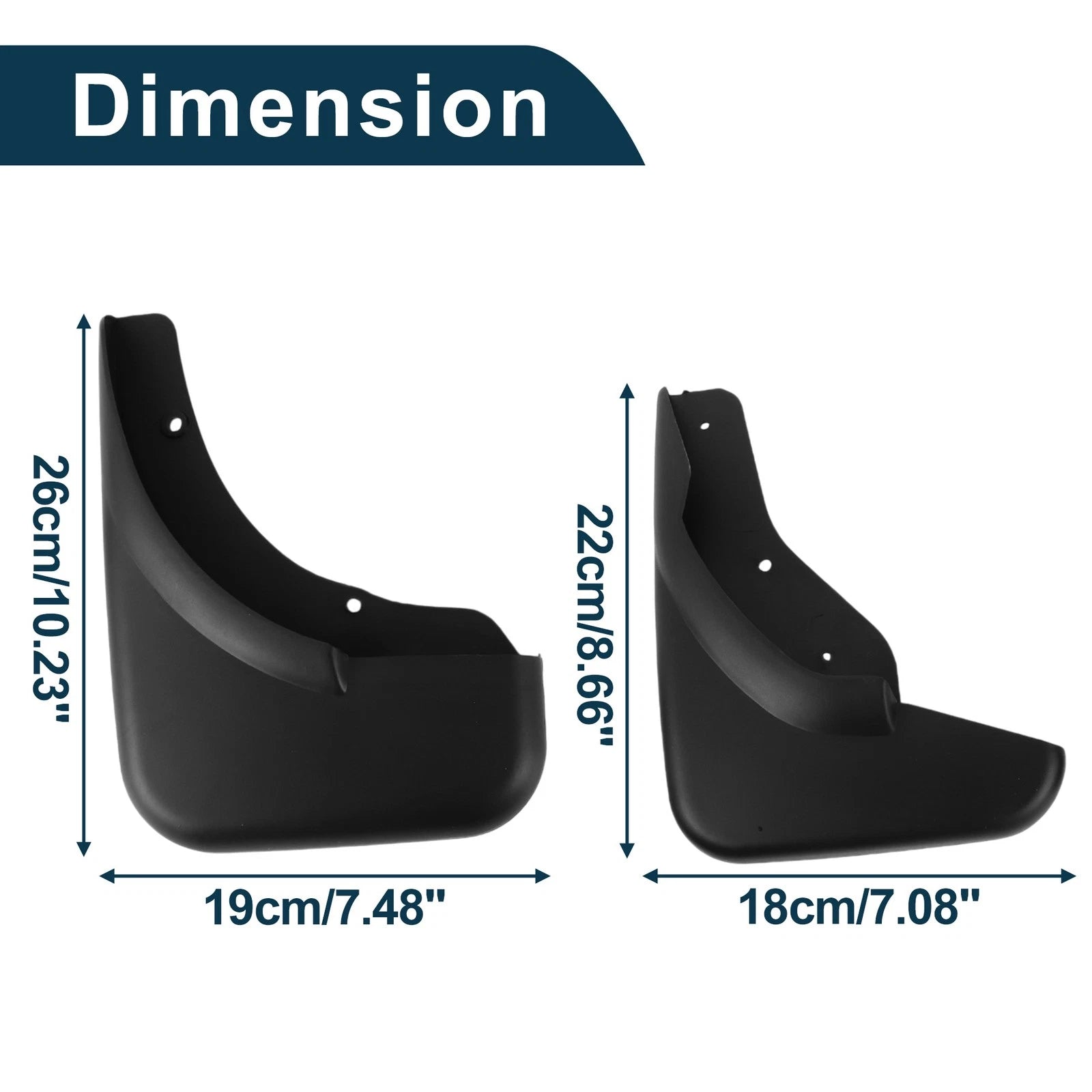 Mud Flaps Splash Guards 1 Set Mud Guards for Volkswagen Magotan (2007–2011)