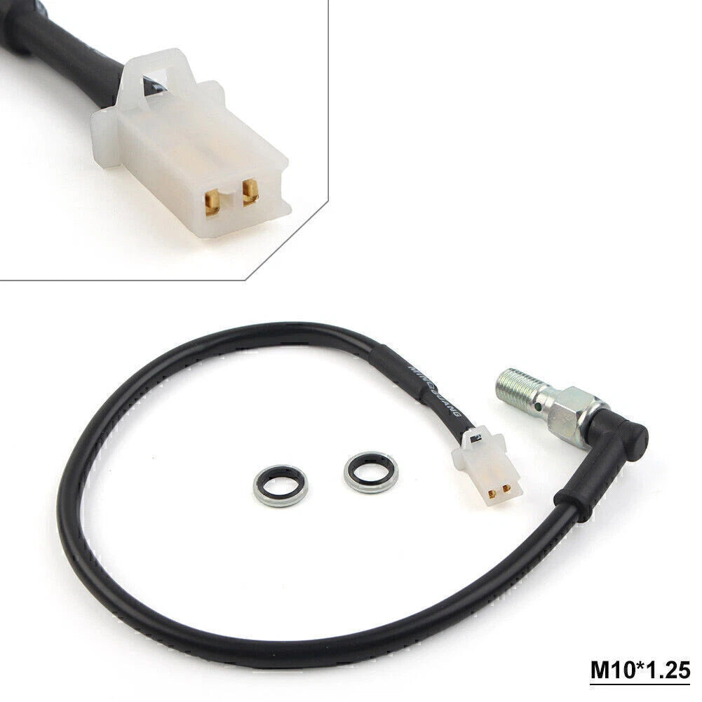 Hydraulic Brake Light Switch Bolt M10 for Motorcycle/ATV (1.0/1.25MM)
