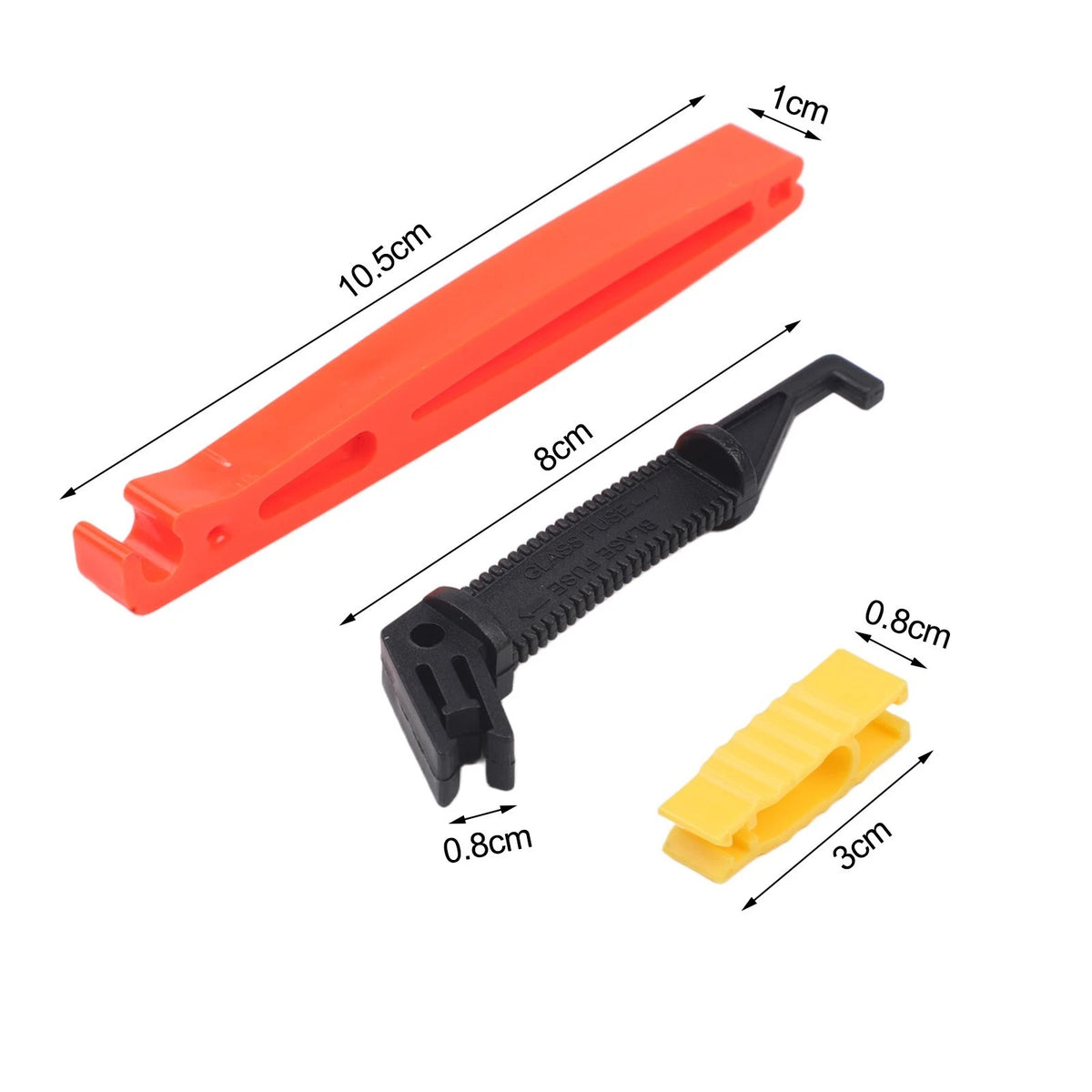 15PCS Auto Fuse Puller Kit for Glass and Blade Style Fuses