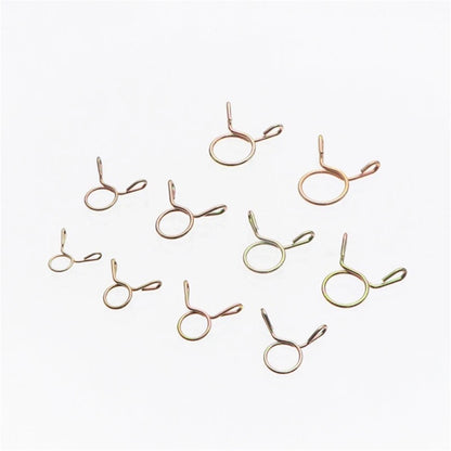 100PCS Spring Hose Clamps for Most Motorcycles (Universal)