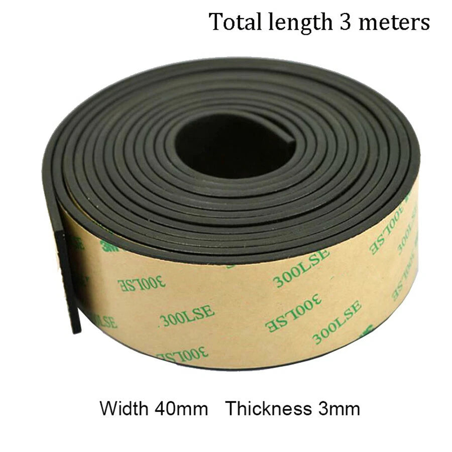 Universal Rubber Sunroof Window Seal Strip 40mm x 3mm (1PC)