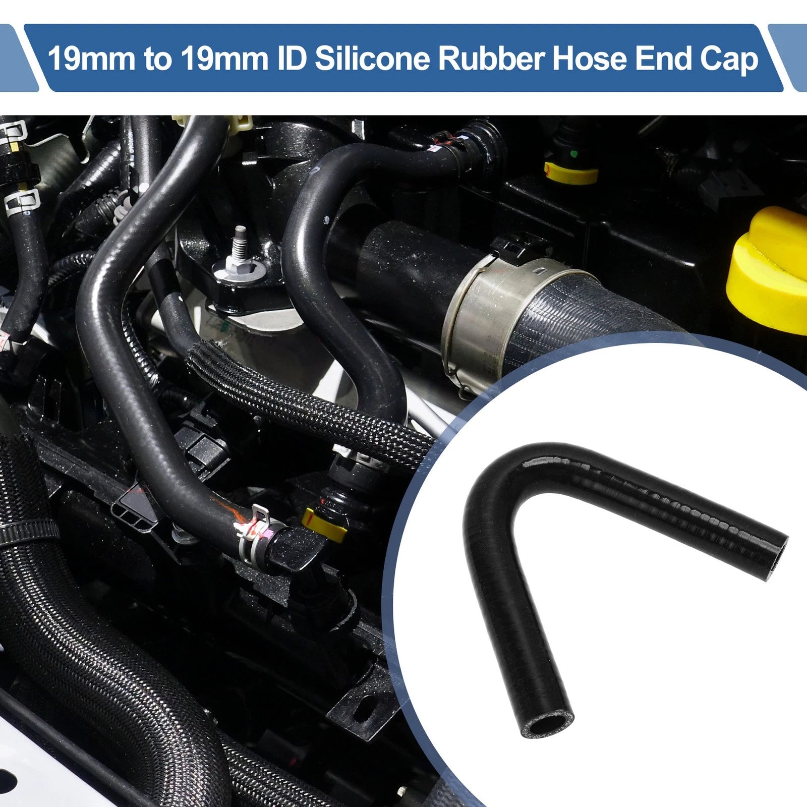 Silicone Elbow 19mm 135 Degree for Intercooler Heater (150mm)