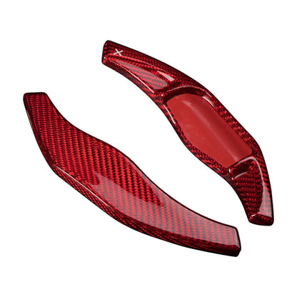 Carbon Steering Wheel Shift Paddle For Toyota Camry Corolla RAV4 2018-2020 Red
