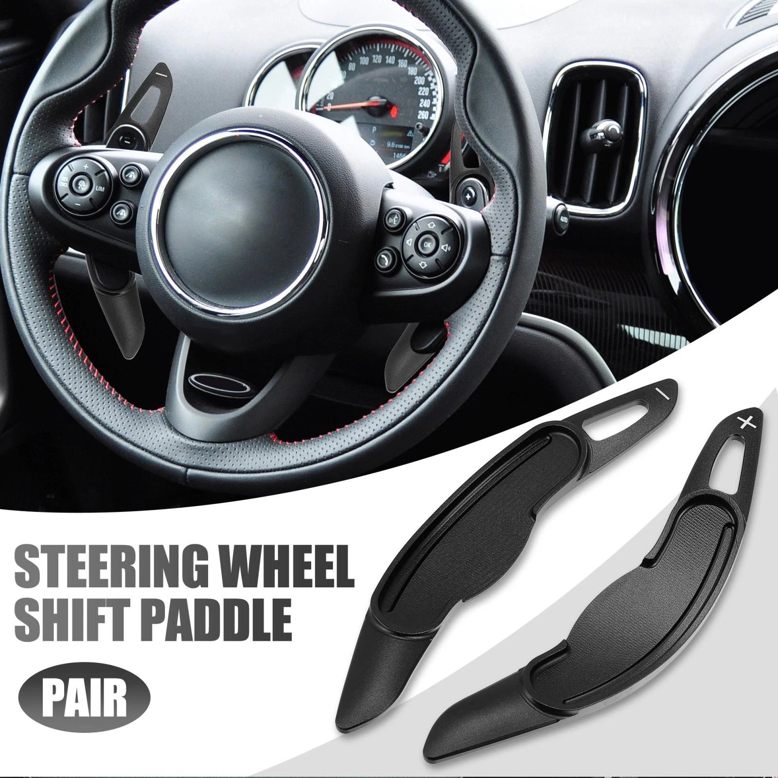 Steering Wheel Shift Paddle Extend Cover Replacement for BMW Mini Cooper (2011–2024)