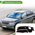 Dashboard Cover Replacement for Lexus RX 2022–2023 Black Red 1 Piece