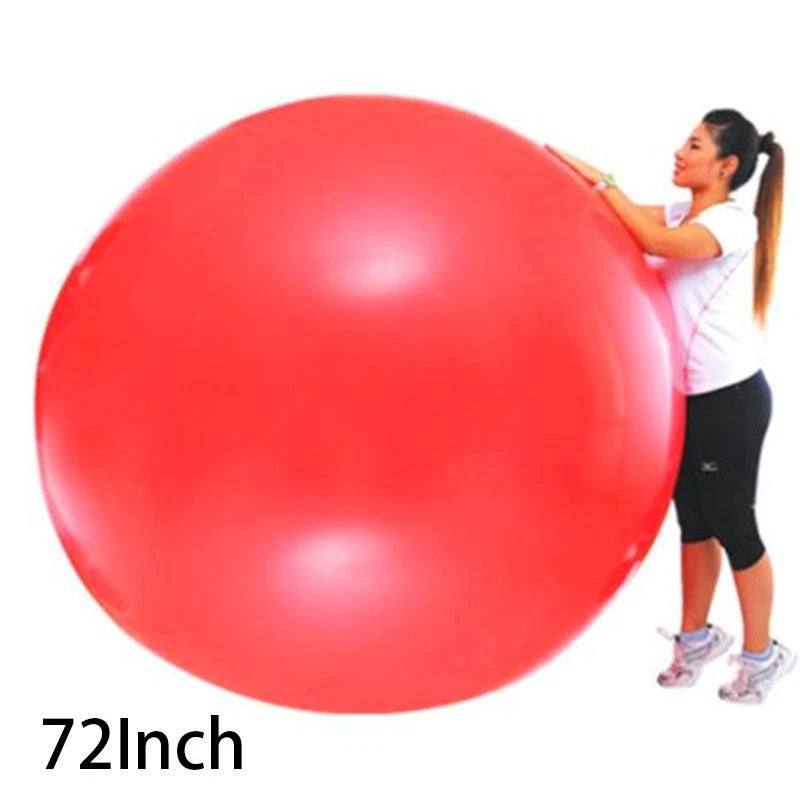 2X Red Round Balloon Toys for Valentine's Day