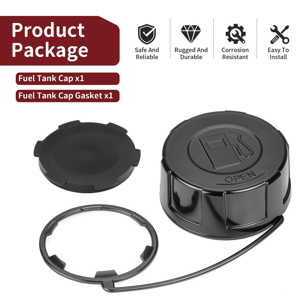 Gas/Fuel Cap with Gasket for Kawasaki Mule 4000 4010 Trans 600 610 (2000–2018)