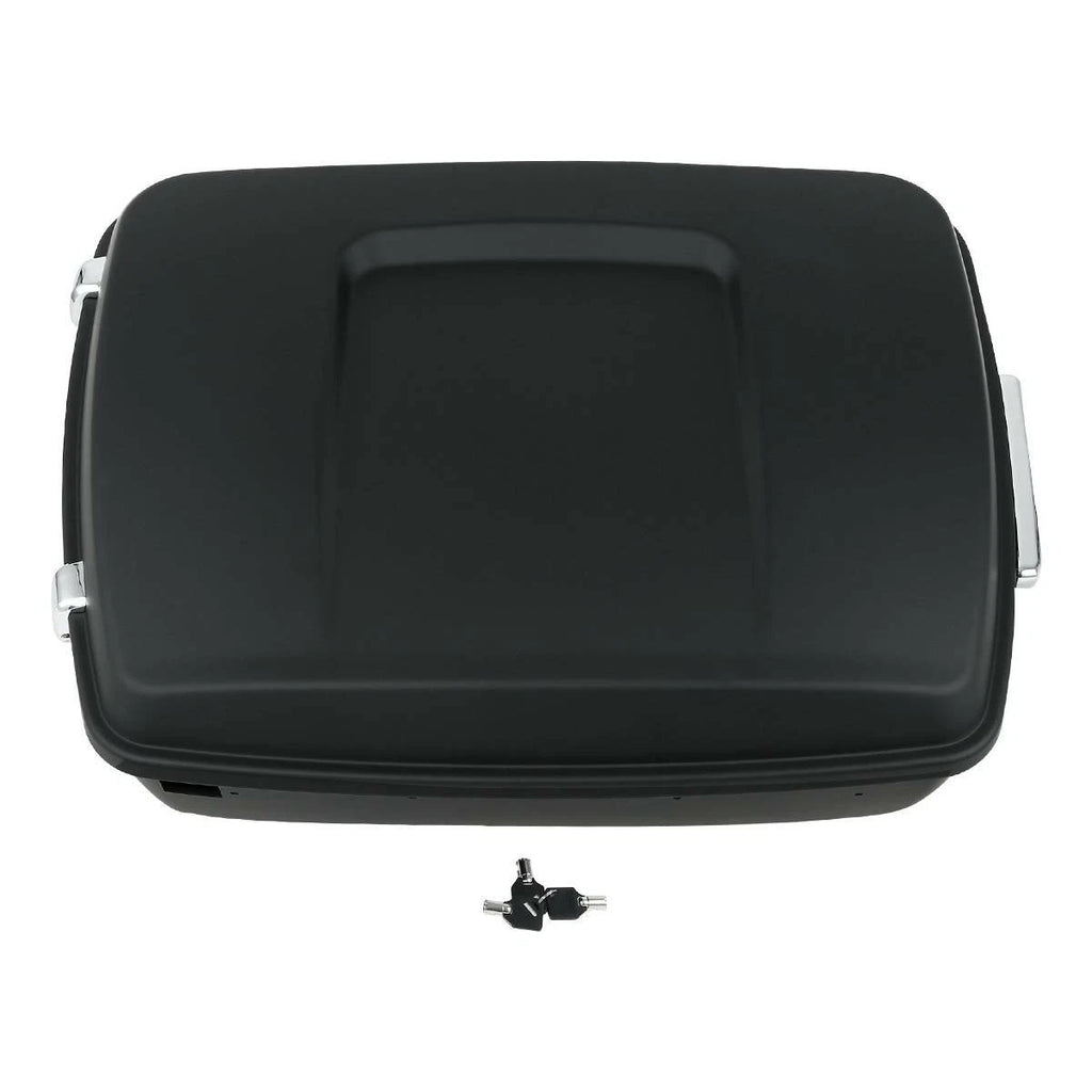 Matte Black Trunk Backrest Mount Rack for Harley Electra Glide (2009–2013)