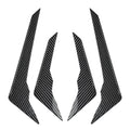Carbon Fiber Pattern Front Bumper Side Spoiler Trim for Audi Q5 (2021–2024)