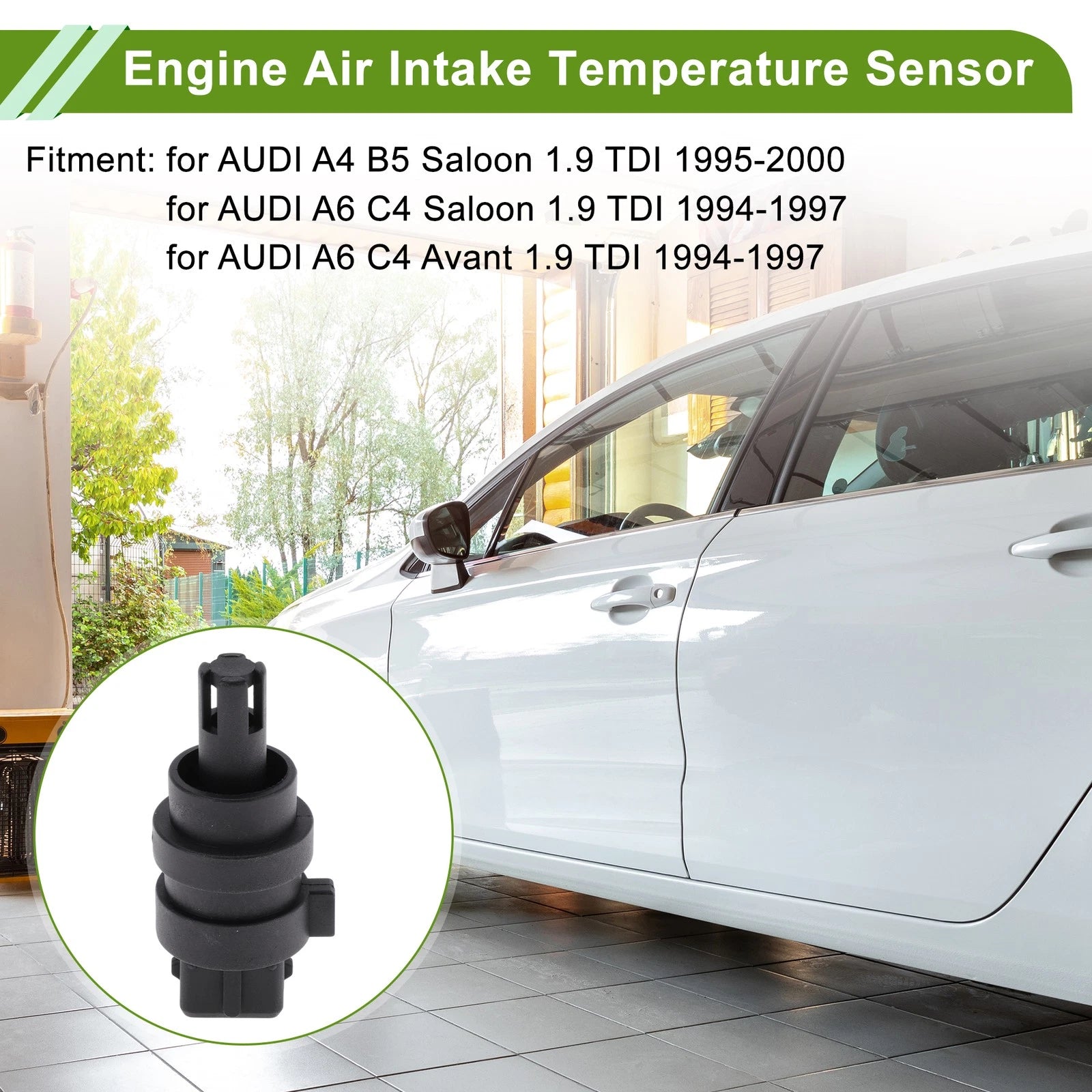 Air Charge Temperature Sensor No.95VW12A697D for Audi A4 B5 (1995–2001)