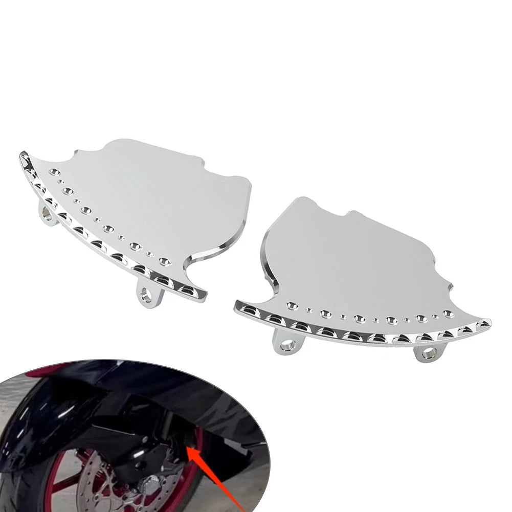 Chrome Front Brake Fluid Reservoir Cover for Suzuki GSXR1300 (2008–2020)