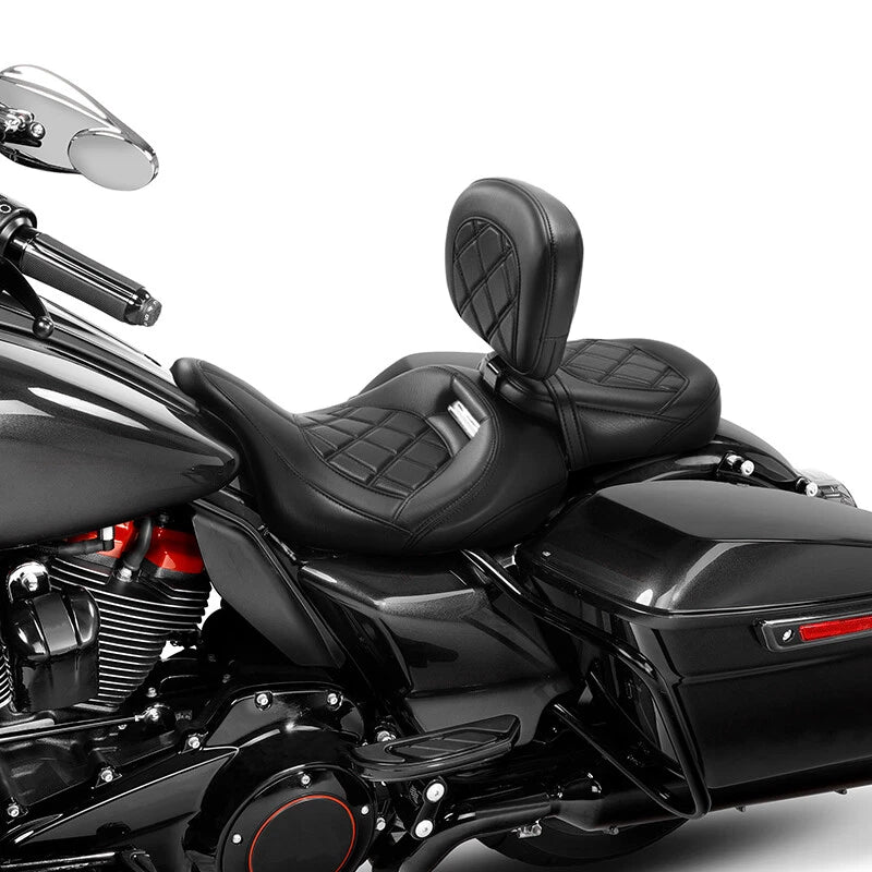 Front Rider Driver Backrest for Harley Touring Electra Road Glide (2009–2023)