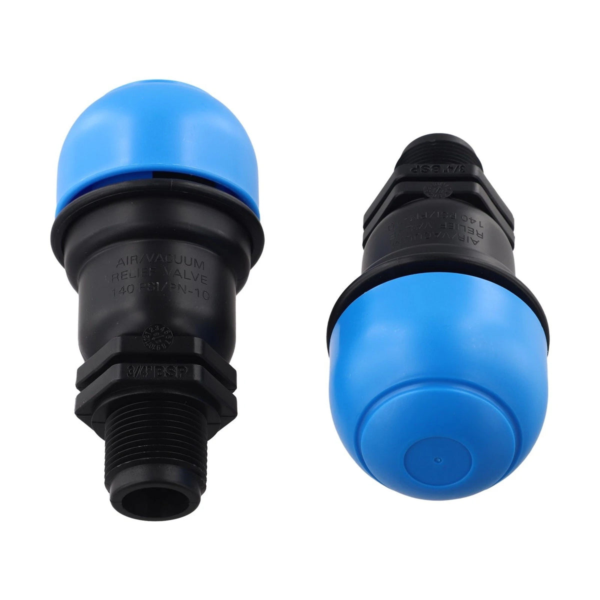 2 Pack Air Release Valve 3/4 Inch for Agricultural and Garden Irrigation