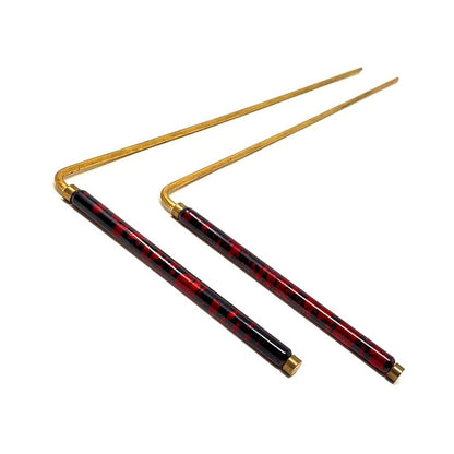 2X Pure Copper Retractable Probe Rods for Water and Treasure Searching