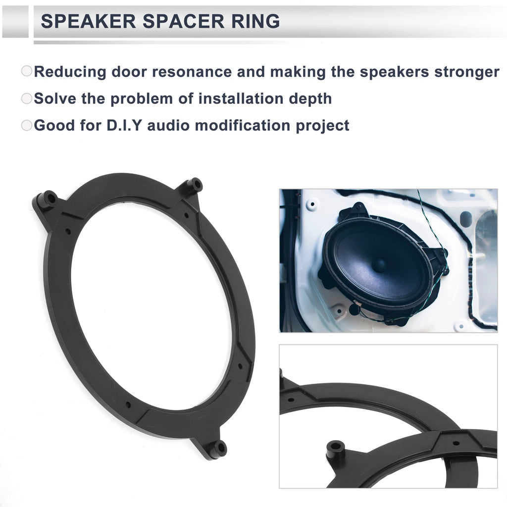 2X Speaker Spacer Ring Adapter for BMW 3 E46 (1998–2006) 5" Tweeter