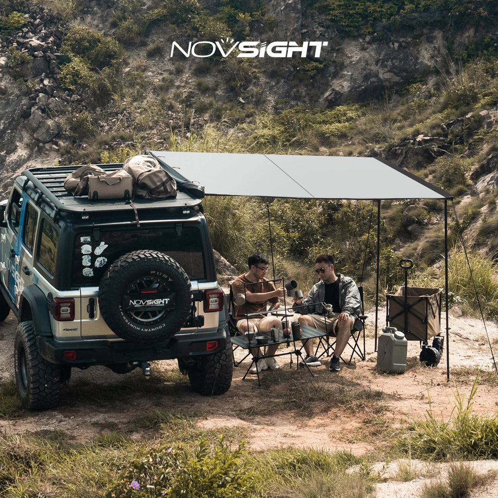 Car Side Awning for SUV Rooftop Tent (5.2' x 8.2')