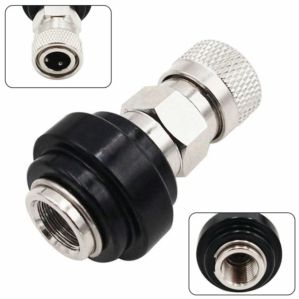 Coil Remote Hose Slide Check with Quick Disconnect Adapter for