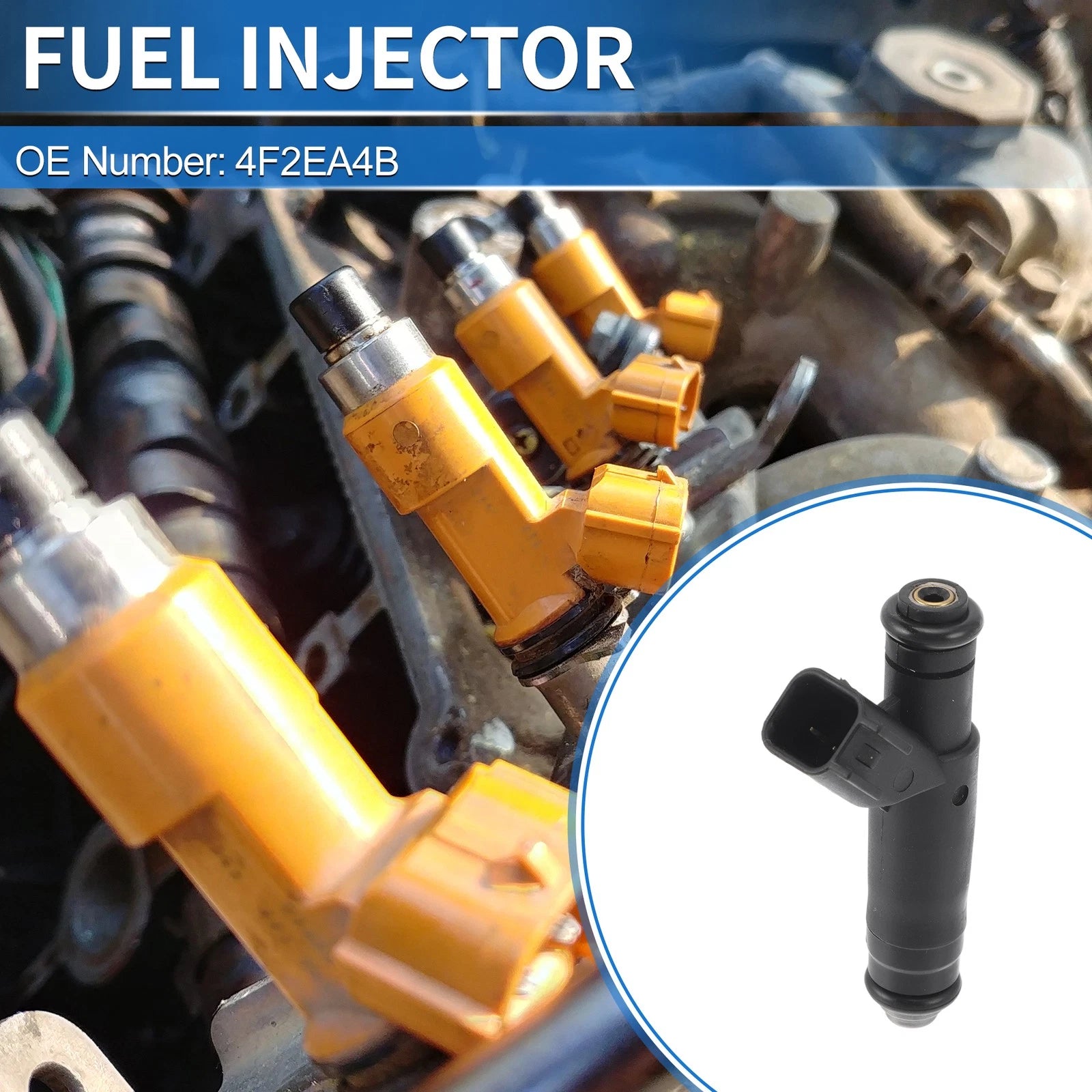 1 Pc No.4F2EA4B Fuel Injector for Ford Freestar (2004–2005)