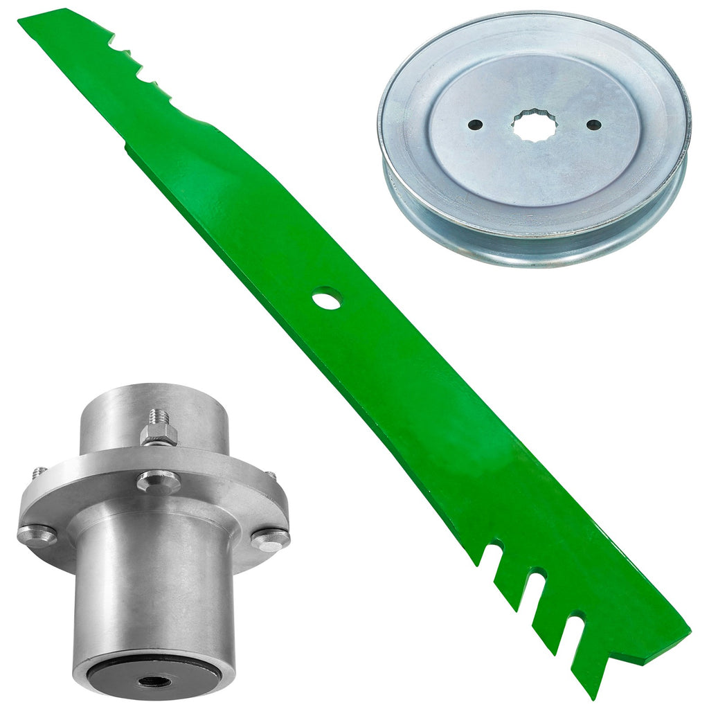 Deck Spindle Pulley Blade Replacement for Hustler FasTrak SDX and Raptor (2020–2024)