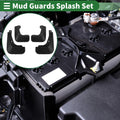 Mud Flaps Splash Guards for Kia Soul (2010–2013) W/ Mount Accessories
