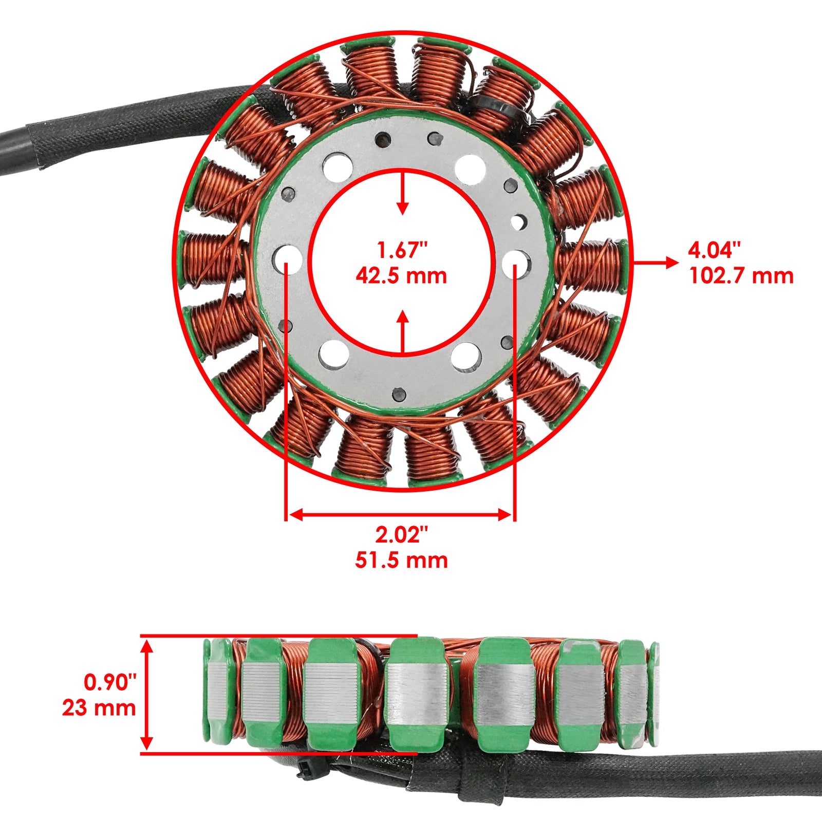 Stator Magneto Replacement for Ski Doo 420889908 420889909 (2000–2009)