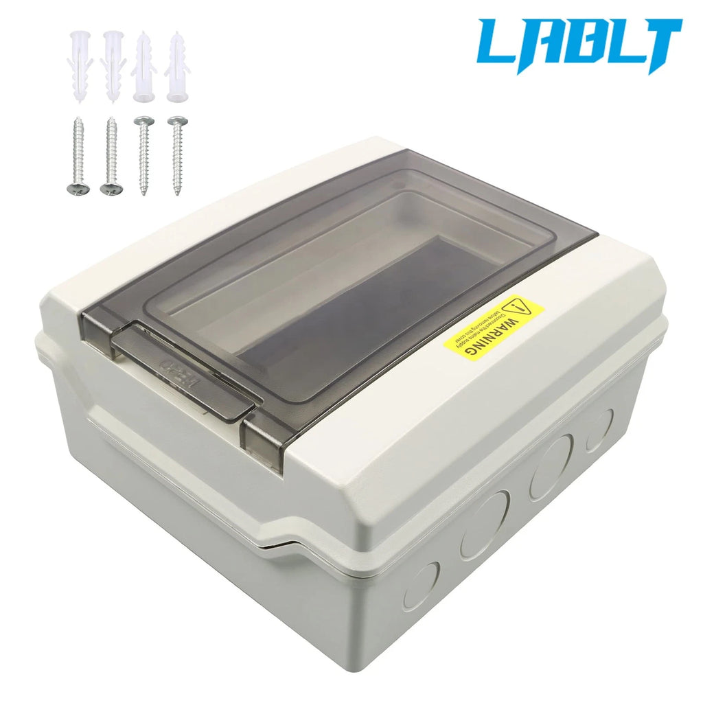 9-Way Power Distribution Box with Bus Bars for LABLT MCB Miniature Breakers