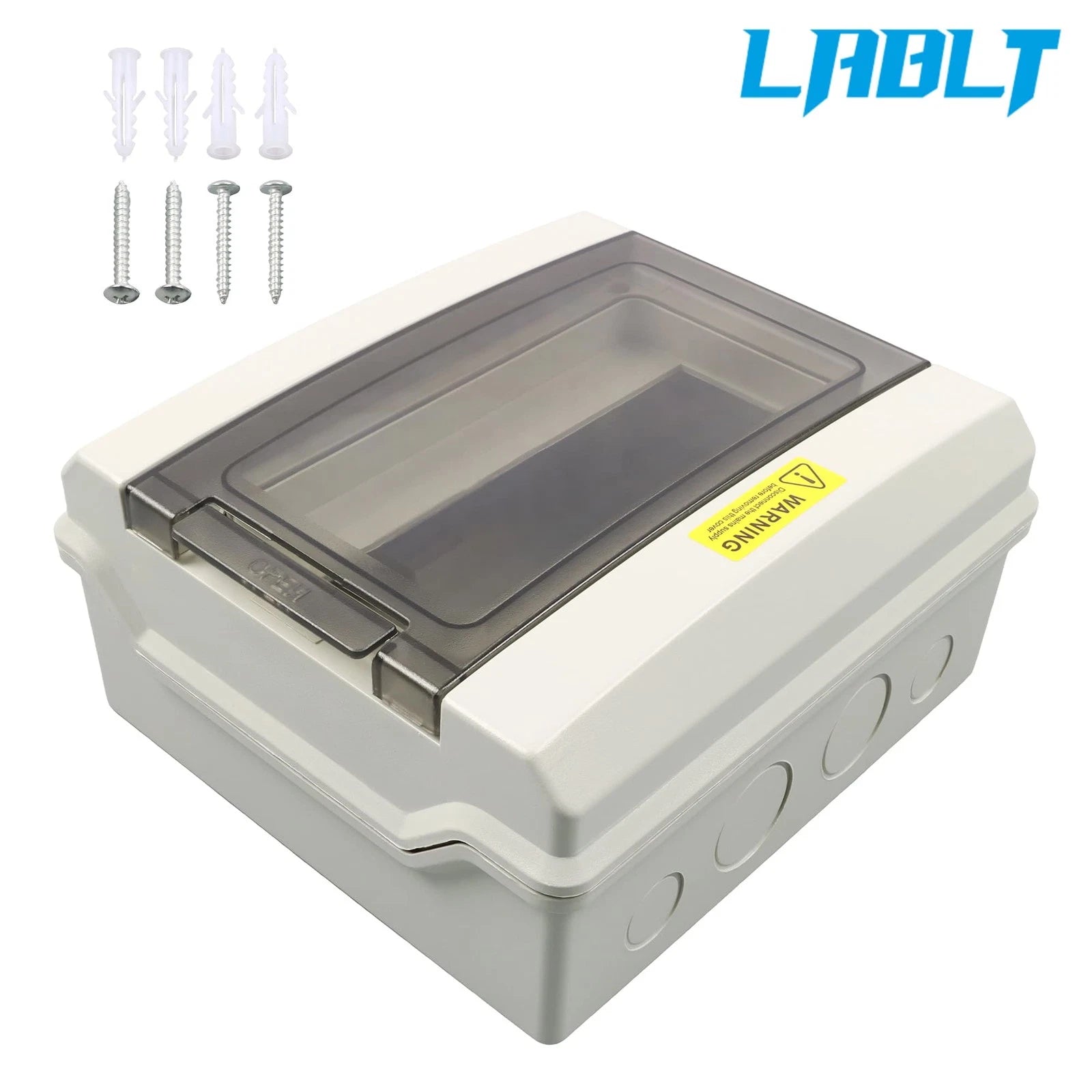 9-Way Power Distribution Box with Bus Bars for LABLT MCB Miniature Breakers