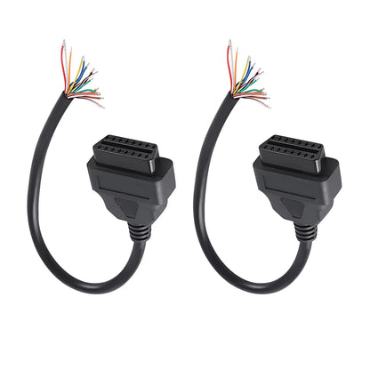OBD2 OBD-II 16Pin Male Female Plug Extension Connector Cable Tool