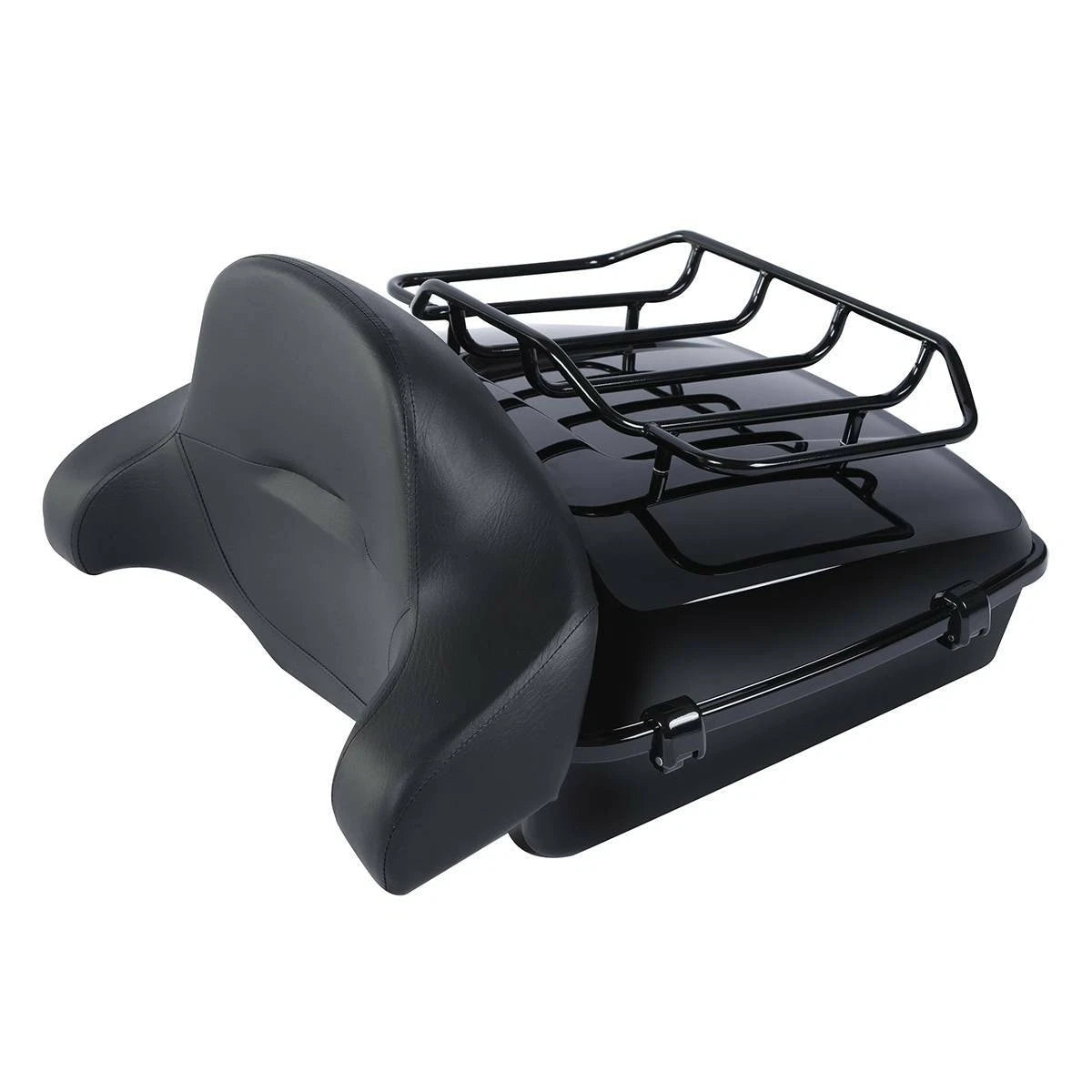 Chopped Trunk Backrest Pad Mount Rack for Harley Road Glide (2014–2026)