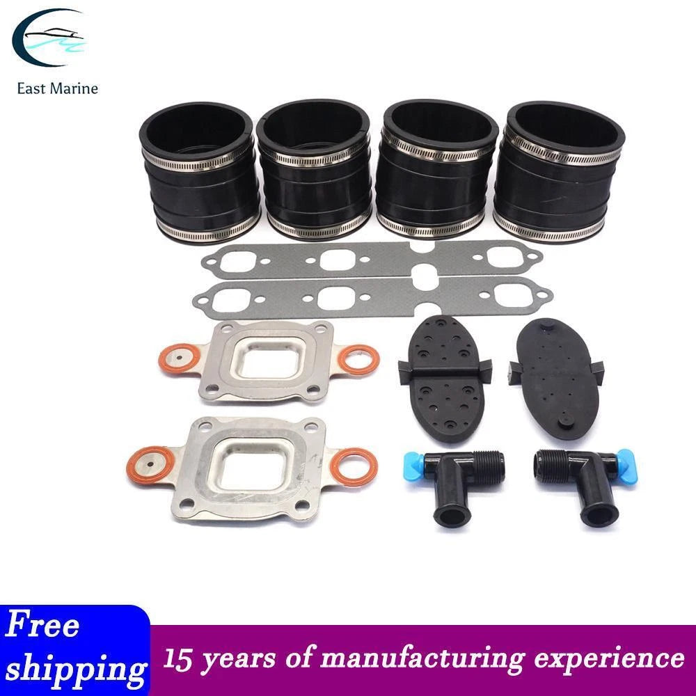 Exhaust Manifold Gasket Kit 27-99757 for MerCruiser GM V6 (S.B.DRY JOINT)