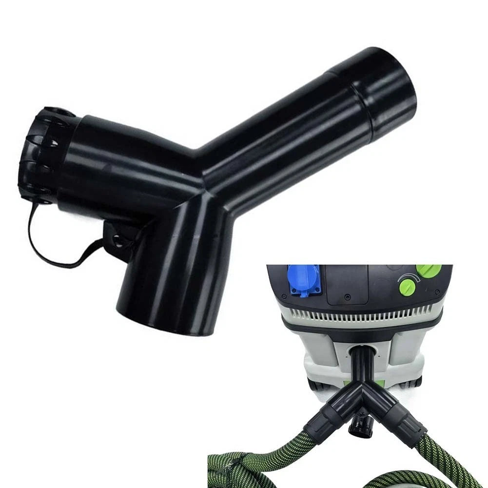 Y Adapter for Dust Extractors with Dual Hose Support