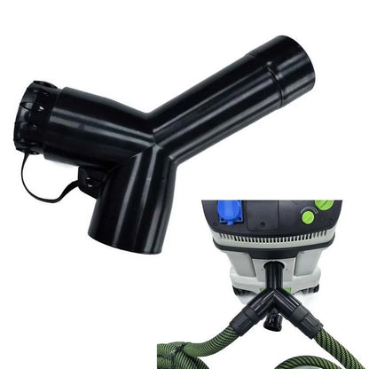 Y Adapter for Dust Extractors with Dual Hose Support