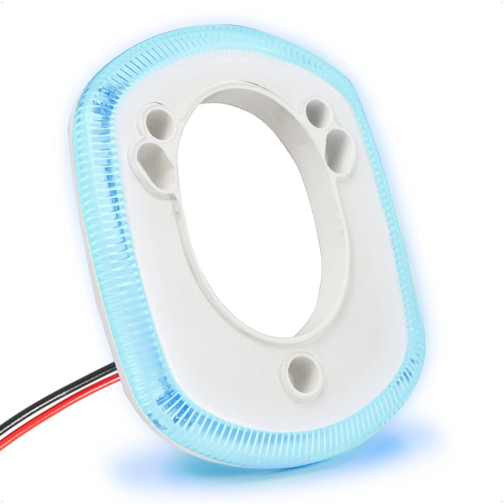 Blue LED Rod Holder Accent Bezel Ring for Five Oceans FO4433
