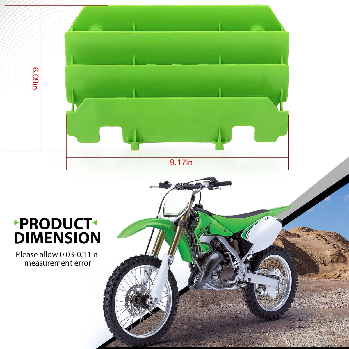Radiator Guards for Kawasaki KX125 KX250 (1994–2005)