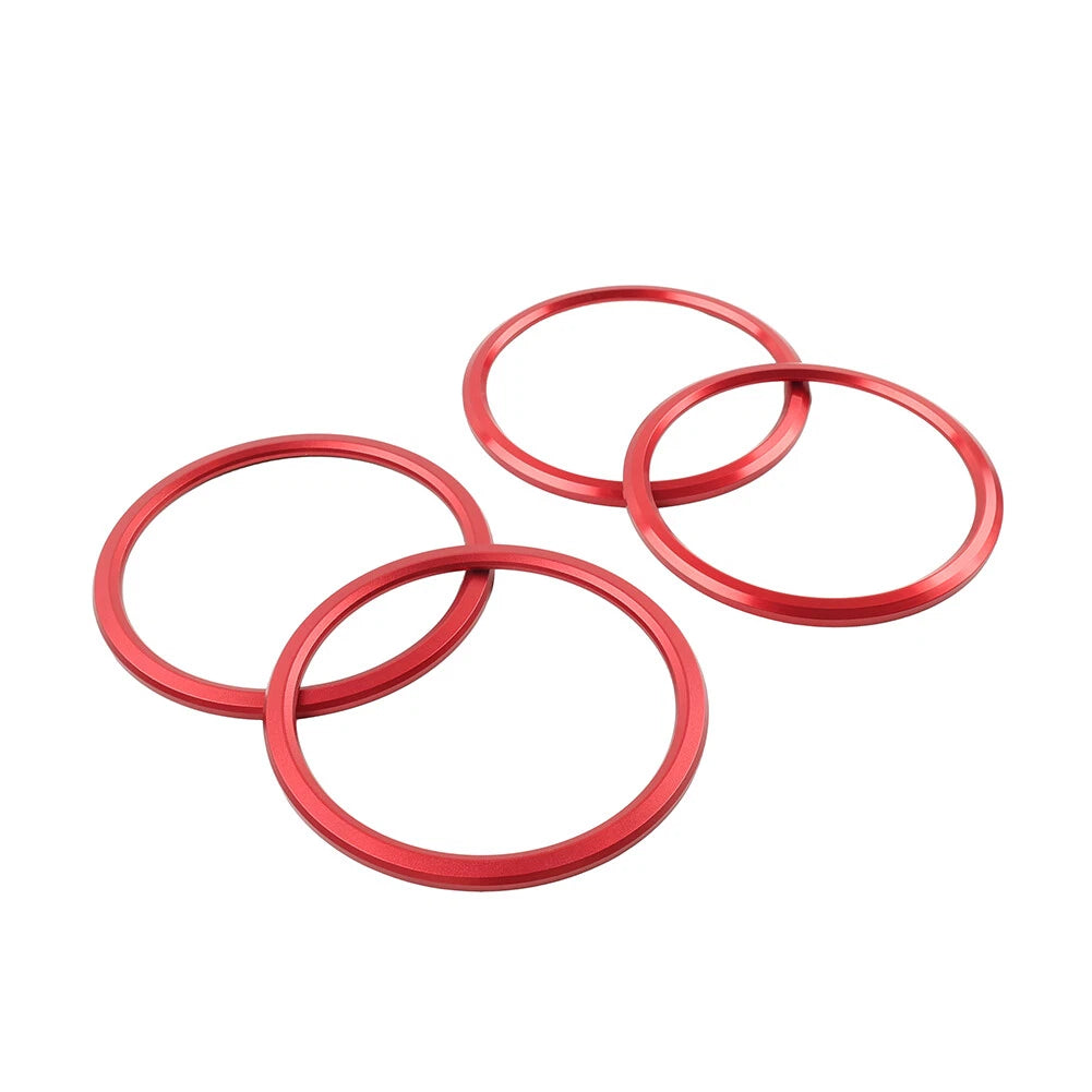 Red Air Condition Vent Outlet Ring Cover Trim for Chevrolet Camaro (2017–2022)