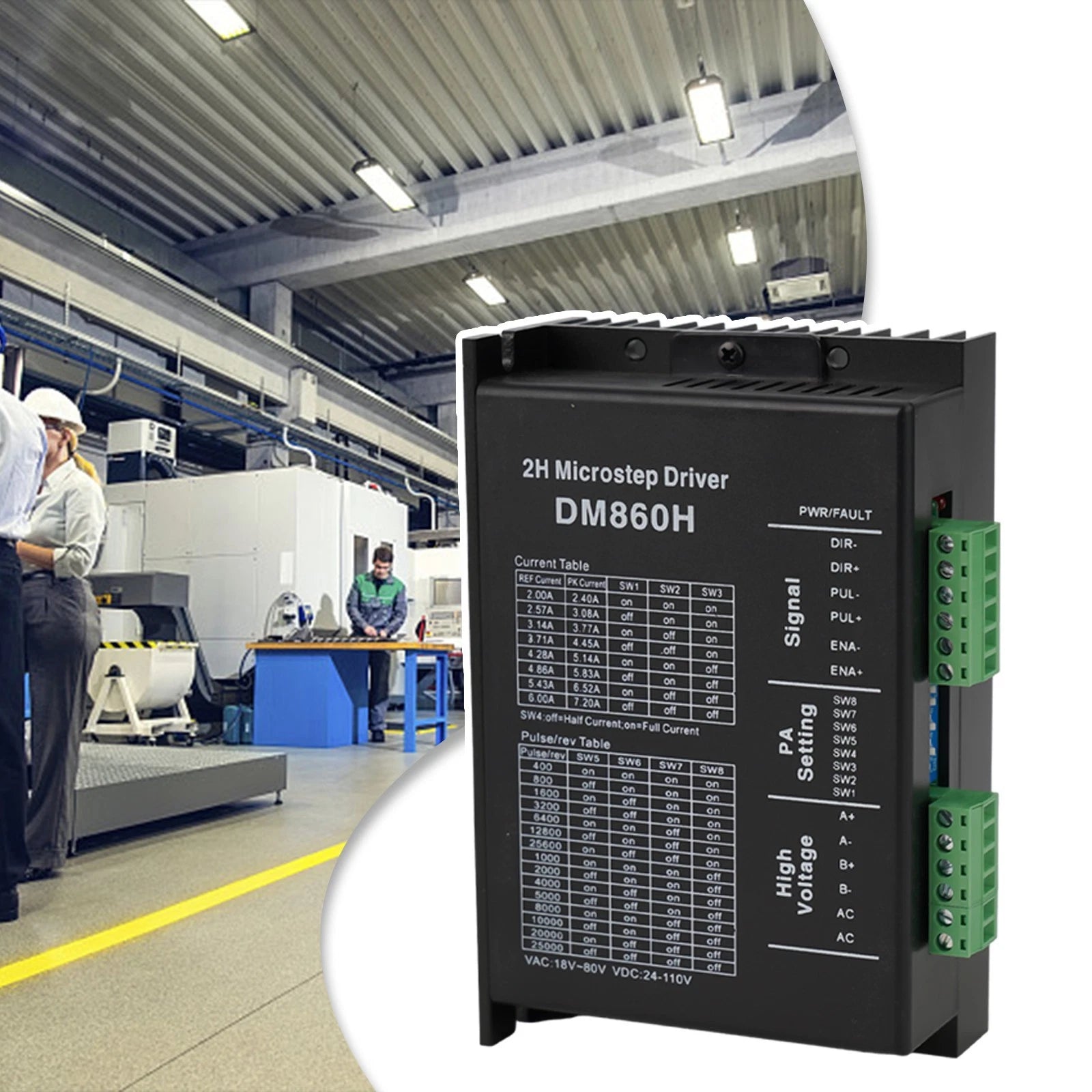 DM860H Digital Stepper Motor Driver for User Friendly