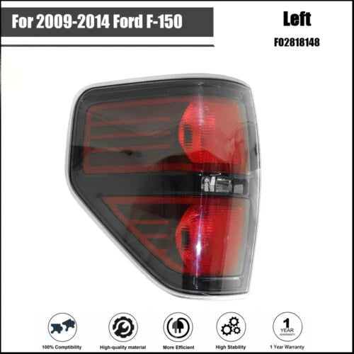 Left Driver Side Rear Tail Light Brake Lamp for Ford F-150 (2015–2017)
