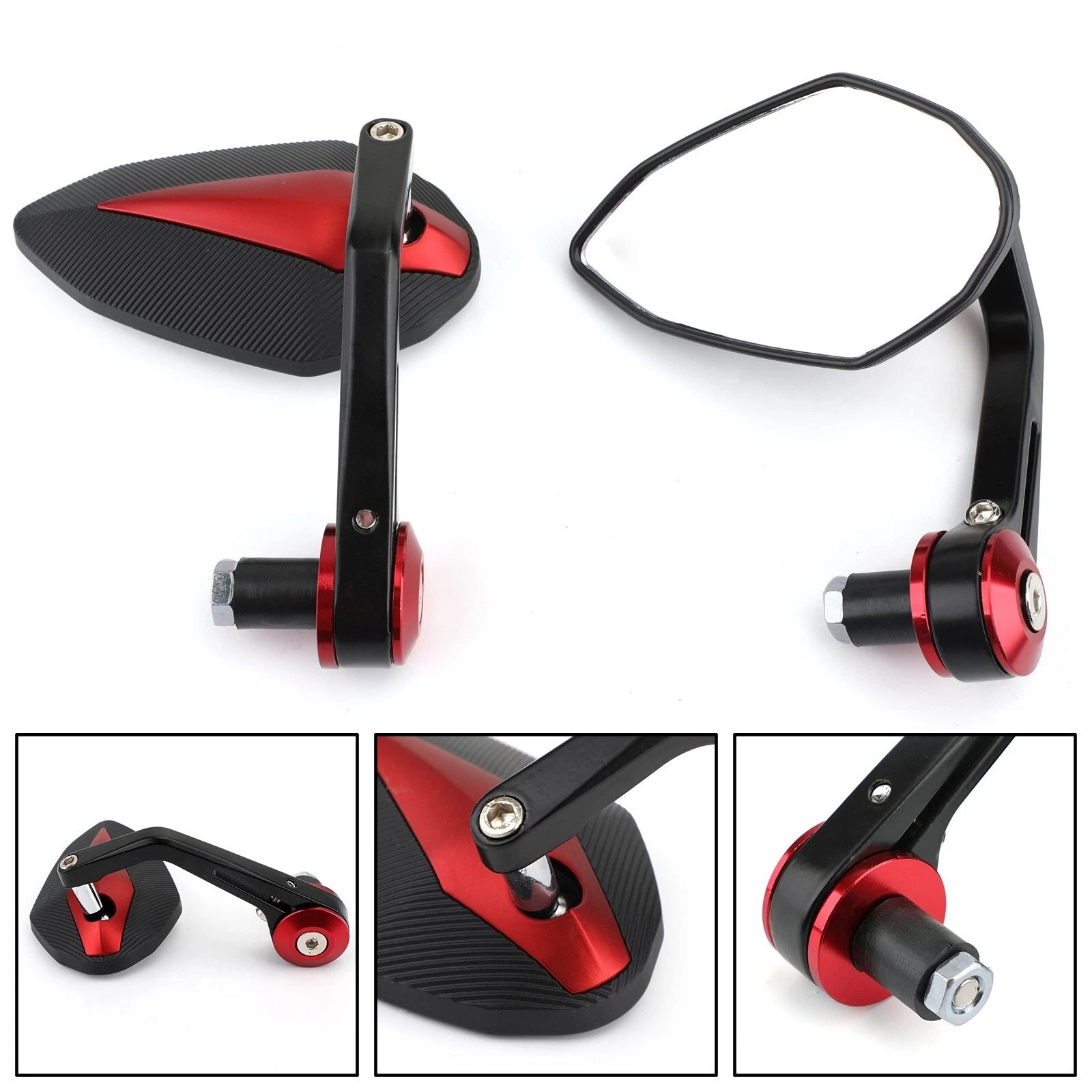 7/8" Handle Bar End Mirrors for Kawasaki Z1000 Z900 Z800 Z650 (2017–2023)