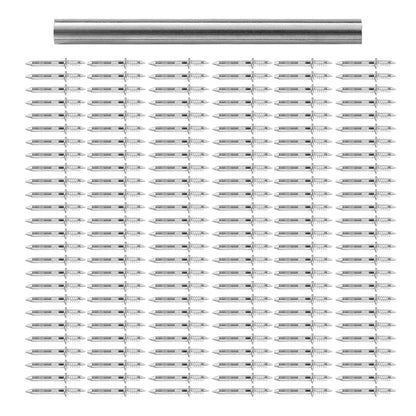 100Pcs Double-Head Metal Nails for Skirting Thread