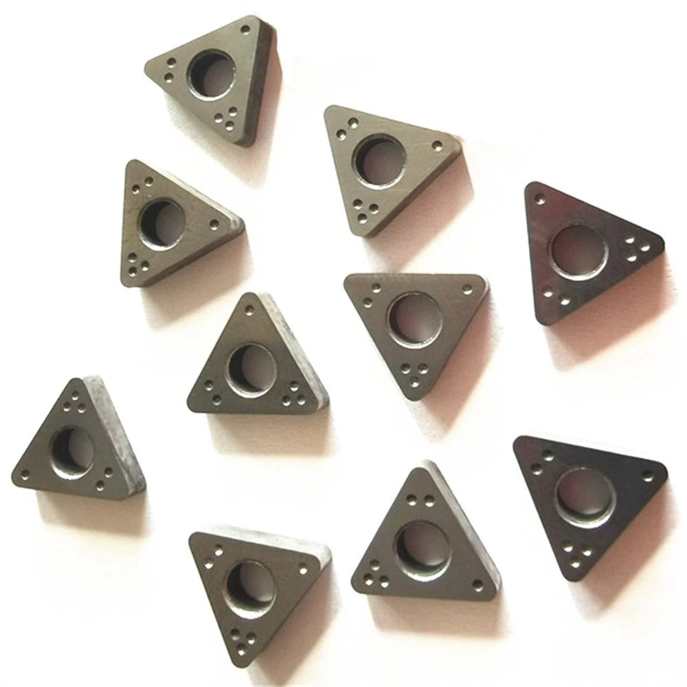 10pcs/set New Negative Rake Carbide Brake Lathe Bit CB6914-10 For FMC/John Bean