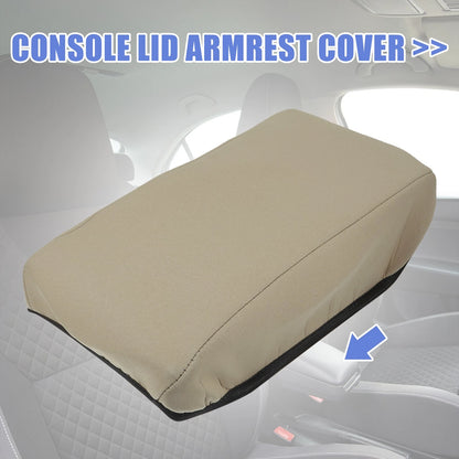 Neoprene Center Console Lid Armrest Cover for Ford Edge (2015–2022)