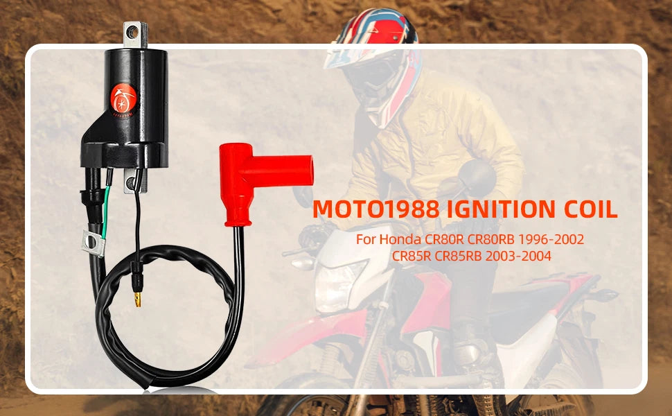 Ignition Coil Set for Honda CR80R CR80RB CR85R (1996–2004)