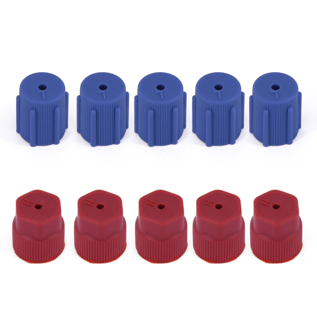 10Pcs AC System Charging Port Cap for Car