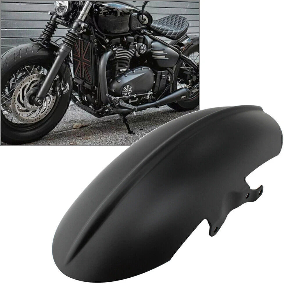 1 Pcs Black Short Front Mudguard Fender for Bobber Speedmaster