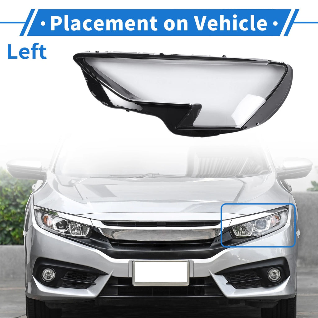 Headlight Lens Cover Front Left for Audi A3 (2020–2022)