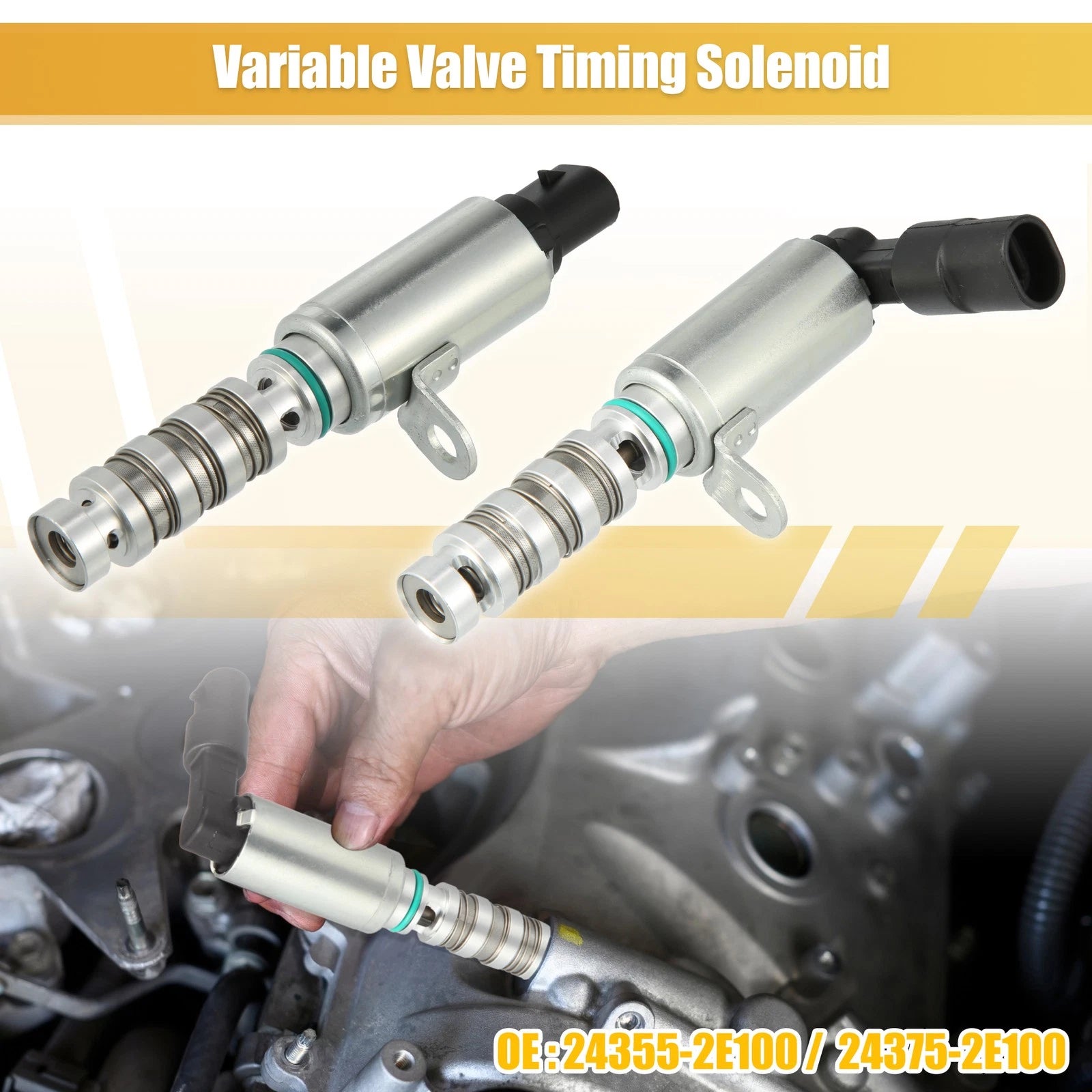 Engine Variable Timing Oil Control Solenoid Kit for Hyundai Kona (2018–2022)