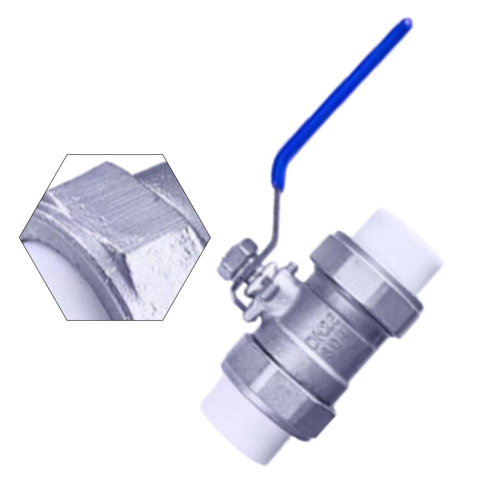 304 Stainless Steel Ball Valve DN20 DN32 with Soft Seal Feature