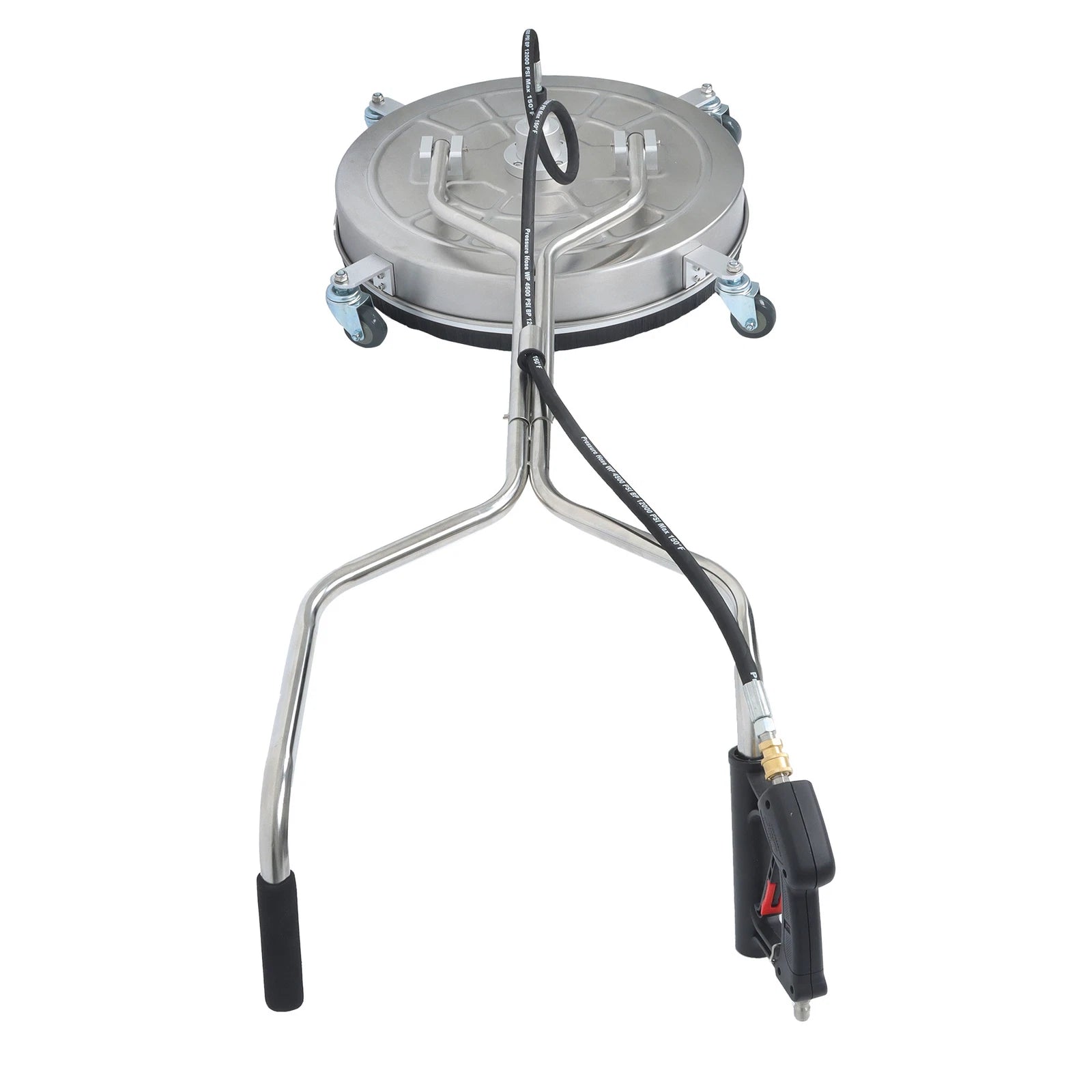 24" Pressure Washer Surface Cleaner with Handles & Wheels Quick Connect