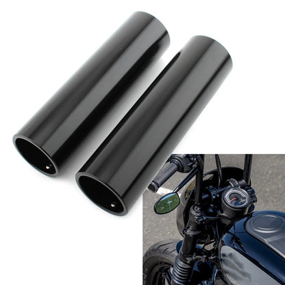 1 Pair Black Motorcycle Front Fork Cover for Harley Nightster RH975 (2022–2023)