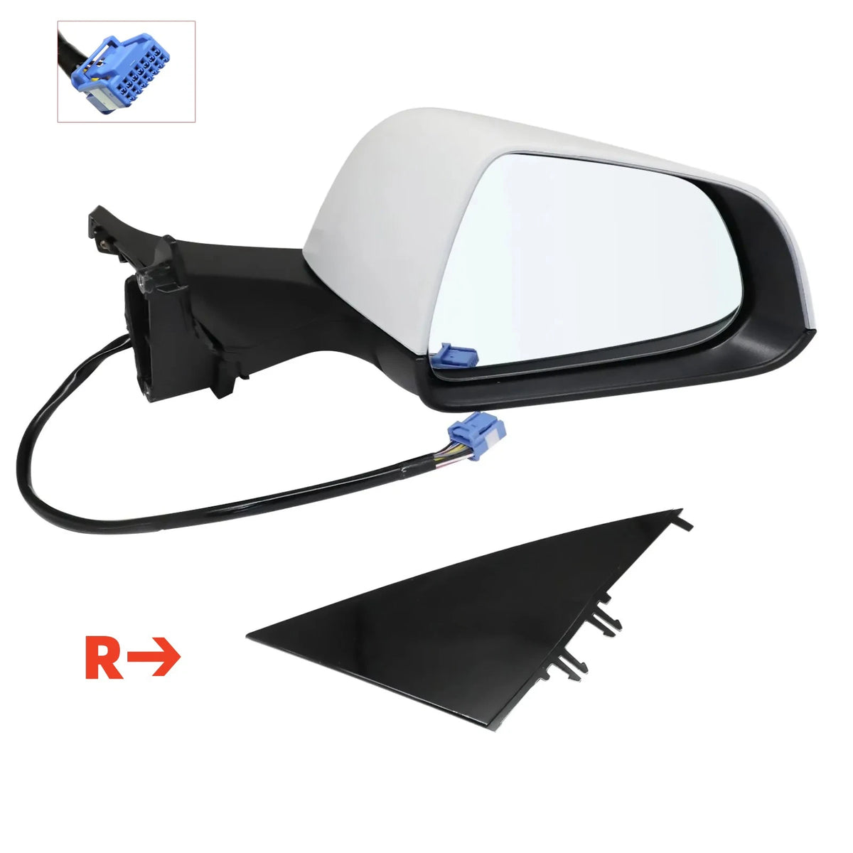 Right Side Rearview Mirror Assembly for Tesla Model 3 (2017–2023)